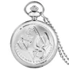 Montres de poche Fullmetal Alchemist Anime sur le thème montre à quartz collier horloge chiffres romains cadran chandail chaîne pendentif Vintage Thun22