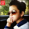 Leonlion Classic Vintage Sunglasses Дети красочные зеркальные очки мальчики девочки металлическая рама дети милые очки на открытом воздухе 220705