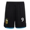 2022 Argentina Soccer Shorts 22 23 DE PAUL DI MARIA DYBALA E.FERNANADEZ J.ALVAREZ 3 stars home away national football pants