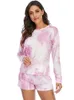Леопардовый пижамный комплект, женская домашняя одежда, одежда для дома, пижамы, одежда для сна, домашняя одежда, женский домашний костюм 220421