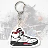 Porte-clés chaussures de basket mode Sport célébrité Figure voiture sac à dos pendentif sac à main porte-clés cadeaux pour les Fans souvenirs