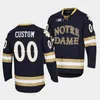 Kob 18 Jake Evans Hockey Jersey 40 Cal Petersen 26 Steven Fogarty 9 Anders Lee 5 Robbie Russo 21 Bryan Rust Stitched Ice Jersey Nd College