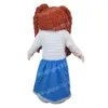 Halloween Girl Mascot Costume Cartoon Anime Tema Personagem Carnaval Adulto Vestido Unissex Festa de Aniversário de Natal