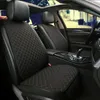 Pościel lniana osłona siedzenia samochodu przednie siedzenie poduszka pod plecy Pad mata oparcie stylizacja wnętrza samochodu dla ciężarówki SUV lub Van