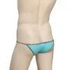 UNDUPTS Buz İpek Kılavuzu Leopar Edge Slip Uomo Seksi iç çamaşırı bikini ropa iç hombre erotik erkekler külot leopar pri325d