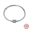 925 Sterling Silver Charms Classic Series 100 ٪ 925 Beads Original Fit Pandora Bracelet Jewelry Making DIY Gift