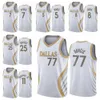 Earned Basketball Classic Printed Dirk Nowitzki Jersey 41 Maxi Kleber 42 Christian Wood 35 Brandon Knight 20 Jaden Hardy Reggie Bullock 25