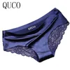 6pcslot QUCO marque femmes sous-vêtements sexy culotte string v coton sous-vêtements culotte femme string sexy femme erotique 201112