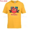 T-shirt en coton d'été enfant Rouge Ball 4 - Les mauvaises boîtes T-shirt T-shirt T-shirt Children T-shirt Children T-shirt Tops 220407