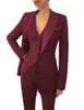 Custom Made Vrouwtjes Pakken voor Bruiloft Slim Fit Uniform Stijl Kostuum Prom Smoking voor Womens Office Lady Wears277J