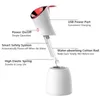 Nano Ionic Facial steamer water tank 90ml Electric Home spa Pores Reduce Deap cleaning Face Sprayer Humidifier Moisturizing Tool 220505