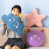 Cm Kawaii Monster Cloud Peluche Cartoon Demon Star Riempito Morbido Fantasma Cuscino Divano Decor Regalo creativo per bambini J220704