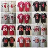 XFLSPオハイオ州立バッキーズジャージー24 Wade 18 Martell 5ウィルソン4 Fleming Stitched Jerseys 21 Campbell JR 11から