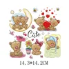 Notions opstrijkbare schattige dierenpatches set voor kinderkleding DIY T-shirt hoodies applique eenhoorn warmteoverdracht kleding sticker2884276