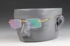نظارات سبيكة التيتانيوم إطار رجالي مربع مربع مربع مربع الوصفة طبية نظارة معدنية لنظارات شمسية أزياء الإطارات البصرية المسمار