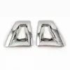 2st Chrome Front Bumper Cover för Hummer H3 H3T 2005-2010 FOG LAMP CORNER COVERS Trim Guard Protection Chrome Accessories