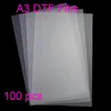 Ink Refill Kits Einkshop 20 50 100PCS A4 DTF Film 75U Transparent Pet Transfer Printing For Melt PowderInk InkInk Roge22