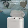 Poubelles Poubelle à capteur intelligent poubelle électronique automatique domestique salle de bains toilettes étanche seau de stockage à couture étroite poubelle de maison intelligente 220901