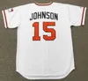 GLAC202 Vintage Baseball Jersey Decinces Aparicio Alomar Bautista Bordick Johnson McGregor Surhoff McNally Erickson Robinson Markakis