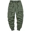Мужские брюки мужская тактическая грузовая мода функциональная многофункциональные брюки хип -хоп -уличная одежда бомбардировщика Techwear Blackmen's Drak22
