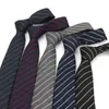 Bow Ties Sitonjwly Mens Cotton Tie Randig för mäns affärsformella kvinnliga skinnhakande slips gravatas para homens anpassade logobow