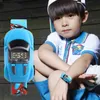 Watch Kids Xmas Gift Cartoon Car Children Watch Toy for Boy Baby Fashion Electronic Watches Innovative Car Shape Toy 220714