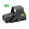 Scopes Tactical 551 552 553 Rode en groene Dot Scope Holografische multi -gecoate riflescope helderheid Verstelbaar reflex zichtjacht geweer