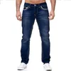 Men's Jeans Straight Men Washed No Hole Jean Spring Summer Boyfriend Streetwear Loose Casual Designer Long Denim Pants TrousersMen's