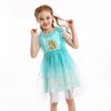 LZH Vestito per bambini Estate Festa per bambini es Per ragazze Casual Principessa Set di vestiti per bambini 2 3 4 5 6 7 anno 220426