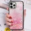 Quicksand Phone Cases Border Diamond Luxurious For iPhone 14 13 12 12Pro 12Promax 11 11Pro 11Promax XS XR XSMAX 6/7/8 Bling