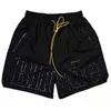 Projektant Rhude Men's Sports Shorts 23ss Nowy Jork List Refleksyjny drukowanie krótkie kobiety swobodne spodnie Summer