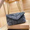 Handbags Shoulder bags Women Denim Blue Loulou Puffer Chain Crossbody Bag Classic Designers Handbag Envelope Messenger Bag Purse