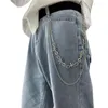 Belts Pants Chain Double Layer Wallet Charm Jeans Chains Pocket Punk Hip Hop Rock Style For Women GirlsBelts