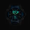 Smael Männer Uhren Modesport Super coole Quarz LED Digitaluhr 50m Wasserdichte Armbanduhr Herrenuhr Relogio Masculino 220329