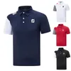 ملابس الجولف رجال S Sports Leisure في الهواء الطلق تجفيف سريع الصيف T Shirt Polo قمم قصيرة الأكمام 2207123947174