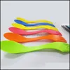 Spoon Fork Knife Plastic Travel Cutlery Sets Cam Utensils Spork Combo Gadget Flatware 3 In 1 Dinning Tool Lx3305 Drop Delivery 2021 Forks Ki