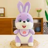 Cute Rabbit Plush Toy Stuffed Animal Soothing Playmates Calm Doll Kids Toys Christmas Birthday Easter Gifts