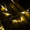 Strängar längd 32,8ft PVC ICICLE LED -lampor Holiday Decor String Light Outdoor Waterproof IP46 DIY Party Xmas Decorationled