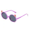 Mode barns solglasögon tecknad solglasögon med öron ultraviolett-bevis ögonskyddande leksaksglasögon 3 5cn d3