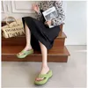 منصة بلا أكمام Slippers Women New Women Shoes Candy Swice Slippers Summer Outdoor Voride New Highheels Female Sandals J220716