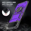 Pour Samsung Galaxy Z Flip 4 étuis armure antichoc support d'anneau magnétique couverture arrière Flip3 Fold4 Fold 4 5G étui