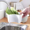 Derees borden huishouden dubbellaags bassin afvoermand plastic groente pot schotel fruitplaat