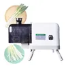 110 V 220 V Desktop Elettrico Cipolla Verde Triturazione Macchina Taglio di Verdure Scallion Tagliapepe Per Il Ristorante Dell'hotel E La Casa Coltello Distanza 1.8 MM/2.2 MM/3 MM