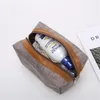 Myyshop Tragbare Kosmetiktasche, einfache quadratische Taschen, Aufbewahrung für Pendler, BB01, Rosa