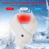 Bandanas зимний USB электрический нагрев шарф отрегулировать температуру шарфы шеи теплые шальсы пару шейный плавучий воротник
