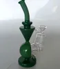 Hookahs half Ball-type borosilicate glass backflow Bong oil rig bubble machine backwater free 8.8 inches high