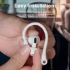 Esportes Silicone Ear Ganchos para Apple Airpods 3 2 1 Bluetooth Fone De Ouvido Anti-Fall Fone de Oufa Acessórios Sleeve Earhook Suporte