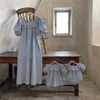 母娘のドレス家族のマッチング服の服を見るママの赤ちゃんママと私のドレス服服女性子供女の子幼児服220426