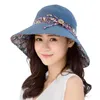 Visors żeńska Piękna przeciwsłoneczna czapka Sun Temperament Kobiety Drukowane dla Visorvisors Outdoorvisors