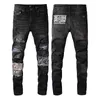 20SS Mens Designer Jeans Distressed Strappato Biker Slim Fit Moto Denim per uomo Jean Hombre europeo di alta qualità Lettera Star